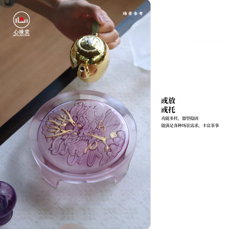琉璃壶承心缘堂生肖龙贵气干泡盘