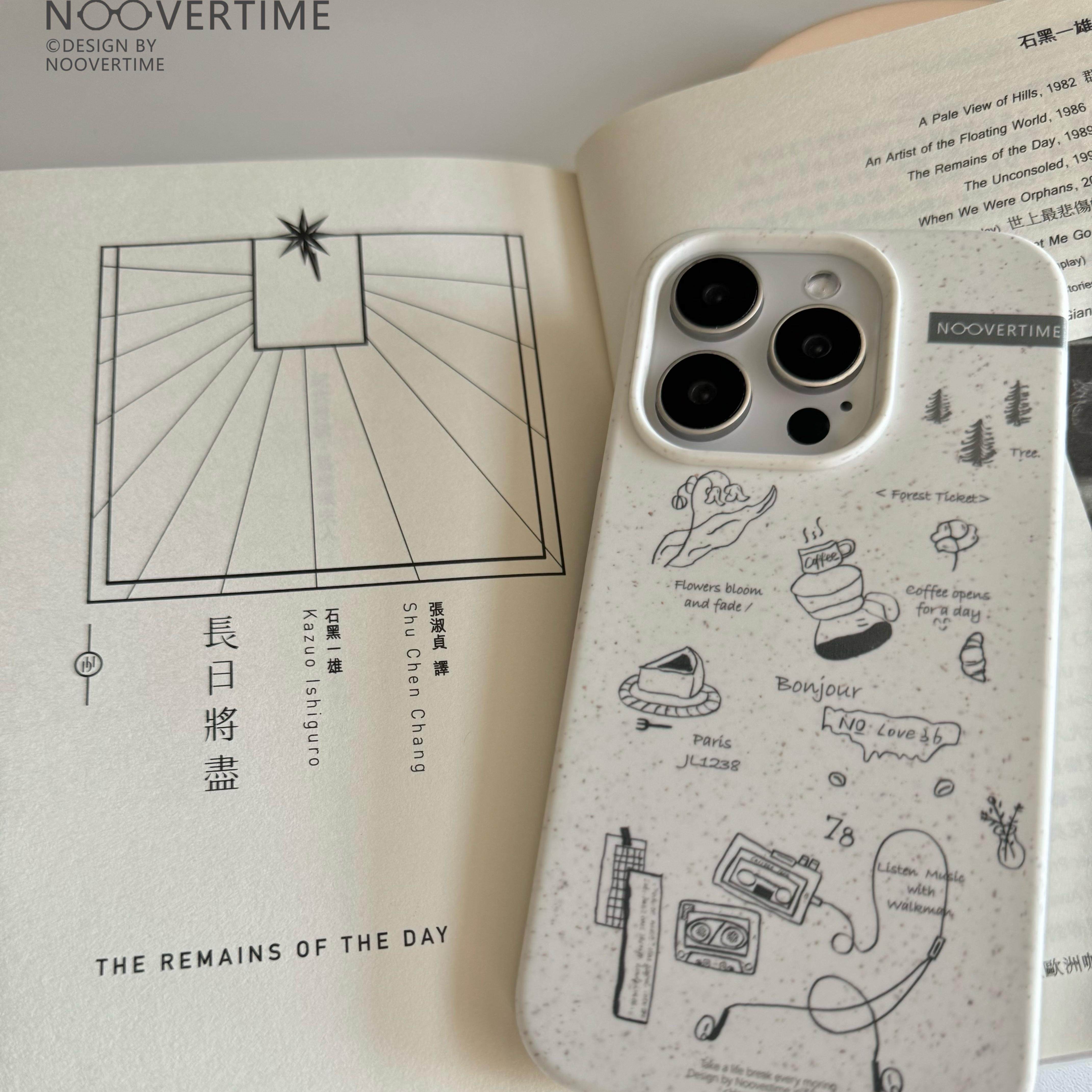 苹果iPhone可降解ins风手绘简约