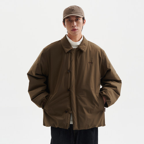 复古Teflon教练日系三防棉服