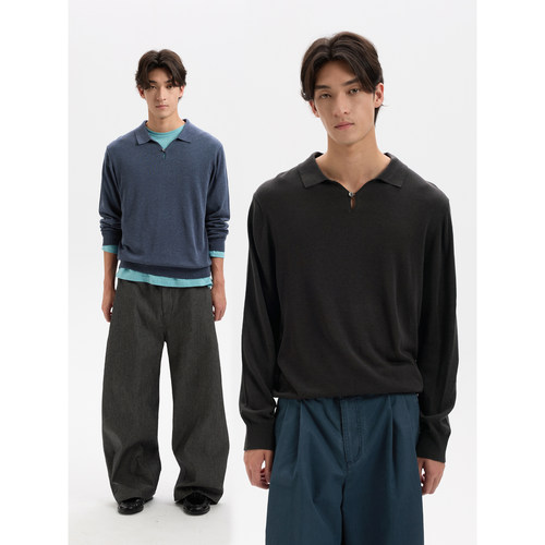 BUTTBILL简约老钱风休闲POLO衫