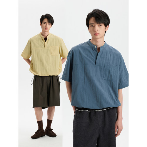 BUTTBILL竹浆纤维混纺透气衬衫
