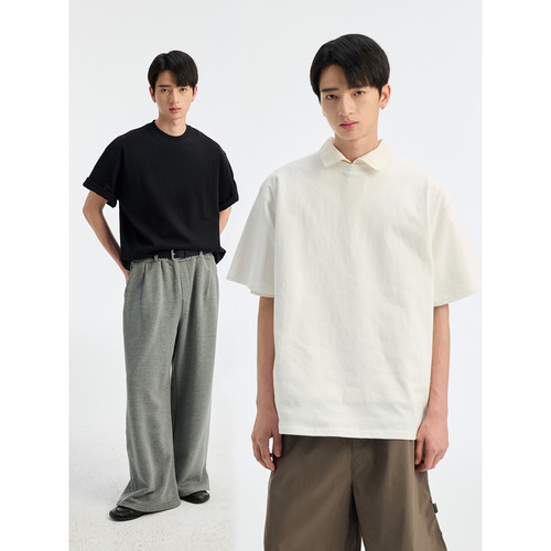 BUTTBILL重磅300G圆领纯棉短袖
