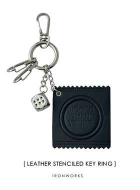 Ironworks原创恶搞套子钥匙扣diy潮流TT锁匙扣高级感腰间挂件配饰