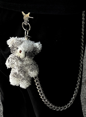 Domy Land原创公仔挂件钥匙扣百搭裤链配饰手作设计可爱小熊毛绒