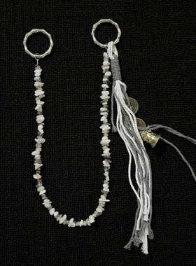 Domy Land新中式碎石复古裤链小众cleanfit潮流高级感腰间配饰