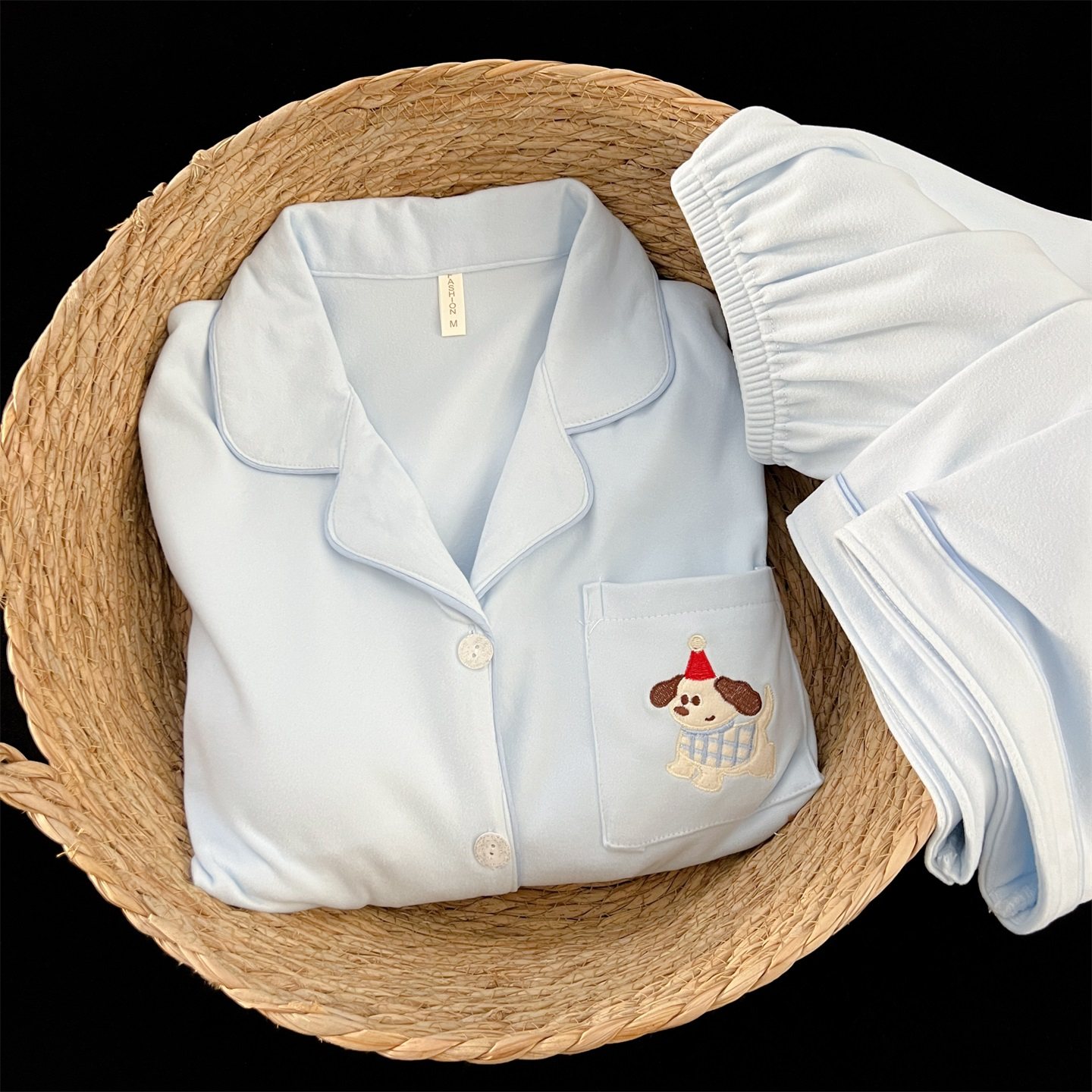 德绒睡衣女带胸垫秋冬新款保暖开衫简约小清新蓝色大码家居服套装,女士内衣/男士内衣/家居服,睡衣/家居服套装,淘宝优惠券,粉丝福利购,淘宝优惠卷