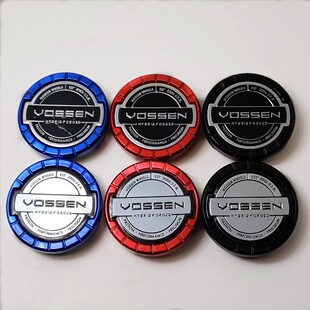 适用定制国锻轮毂配套中心盖沃森轮盖VOSSEN彩色轮胎铃盖外径60MM