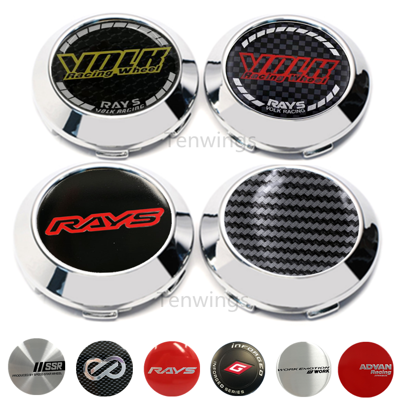 改装轮毂盖中心盖标车轮盖RAYS G25 ADVAN WORK沃森外径64MM/60MM