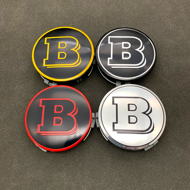 适用于奔驰全系改装巴博斯轮毂盖S级C级E级GLK轮毂标BRABUS速博盖
