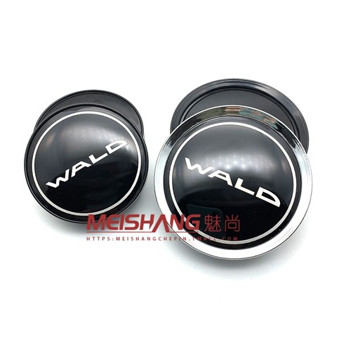 适用于改装轮毂中心盖WALD轮盖奔驰宝马定制铝毂配轮胎盖68MM75MM