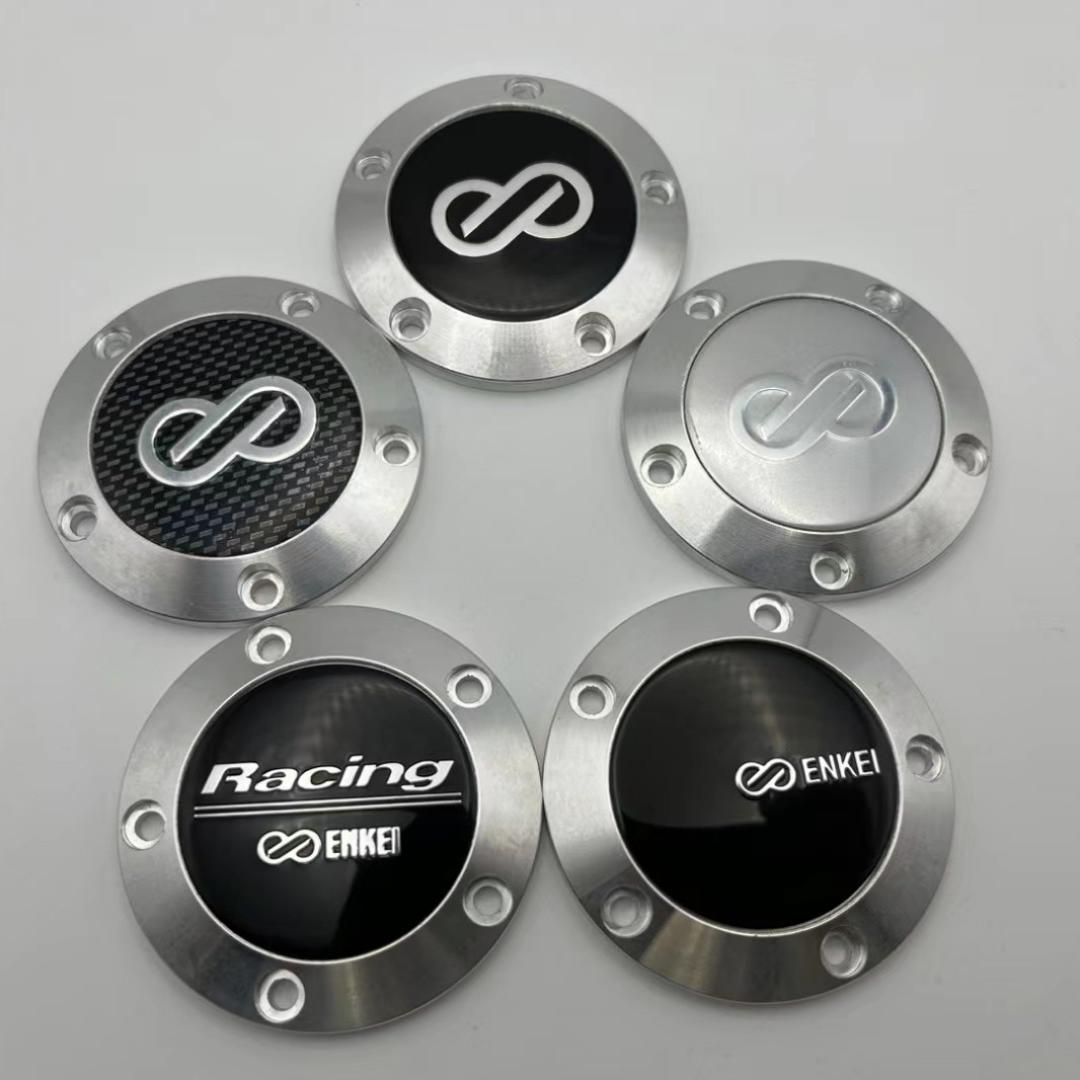 ENKEI RS05 RSM9轮毂中心盖 上螺丝轮盖 金属轮毂盖 定制轮盖