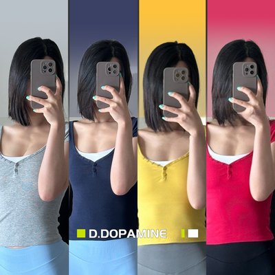 恋夏风桃心领修身T恤纯欲显瘦运动短袖上衣女瑜伽T恤短袖