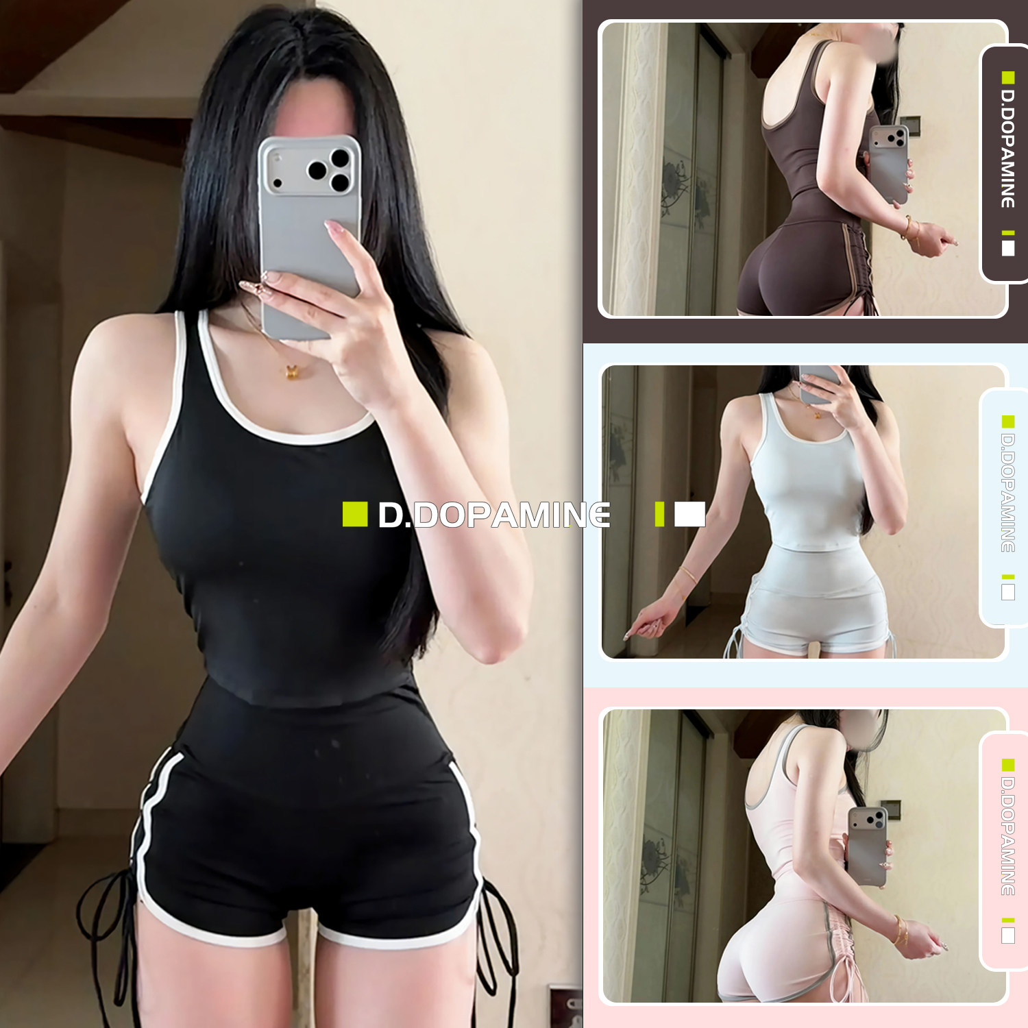 防震固定杯高强度瑜伽套装女