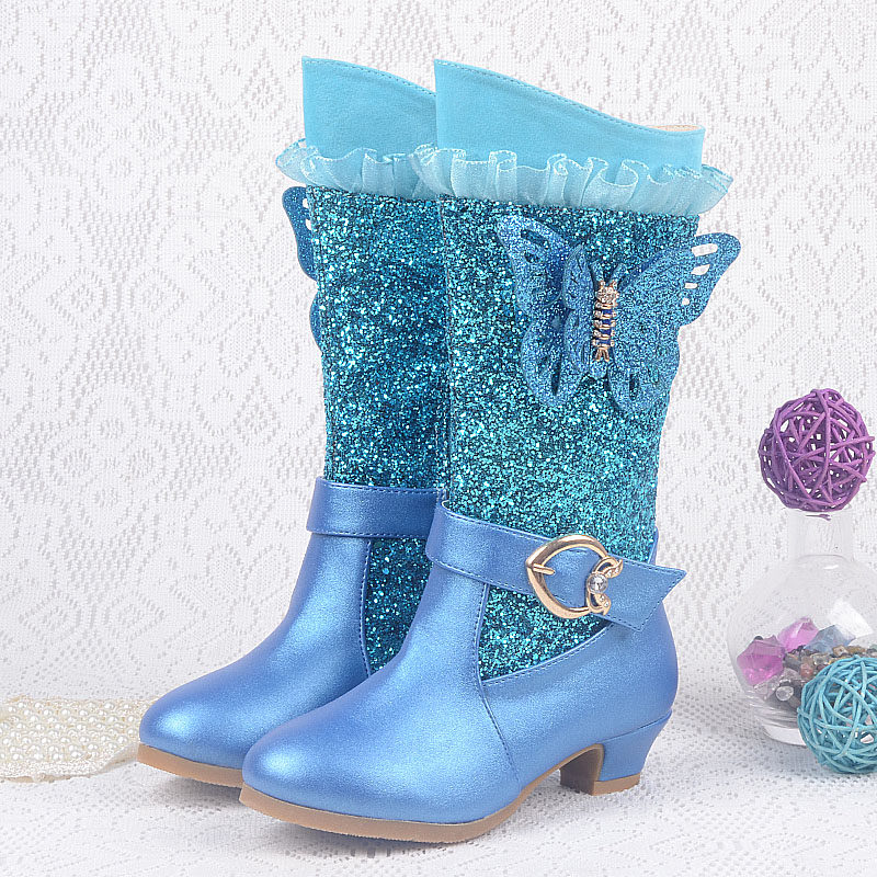 Chaussures enfants en autre ronde paillette pour hiver - semelle tendon - Ref 1039124 Image 3