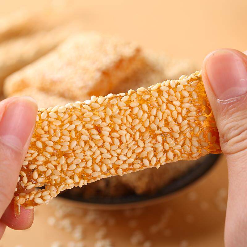 新货重庆特产牛皮糖350g磁器口嚼劲牛皮糖芝麻麦芽砂糖零食