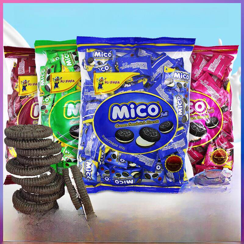 正宗马来西亚mico迷你奥利奥mini进口夹心饼干小包装迷你小黑饼干