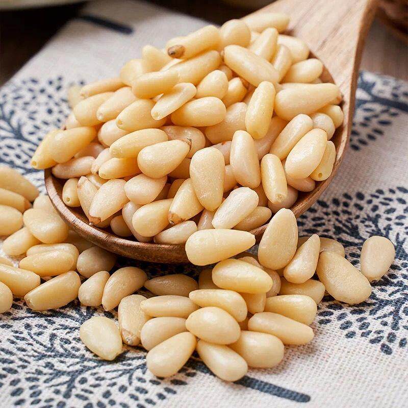 新货东北松子仁松仁生熟无壳坚果孕妇零食干果袋装净重250g/5