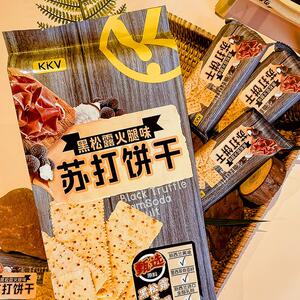 正宗KKV官方黑松露火腿味苏打饼干360g早餐办公追剧零食独立小包
