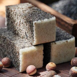 新货杨先生黑芝麻芡实八珍糕黑米糕点老人孕妇皆宜健康美味零食养