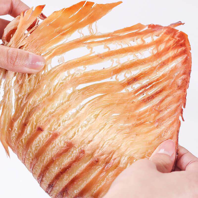 新货手撕鱿鱼片海鲜零食即食碳烤风琴烤尤鱼丝干须条鱼干鱼片干货