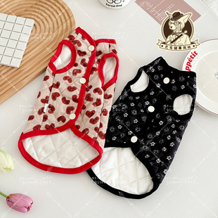 25秋冬无毛猫德文宠物小猫咪阿比东短猫加厚加绒保暖夹棉马甲背心