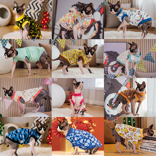 春夏无毛猫斯芬克斯衣服德文宠物猫冬季加绒老客盲盒福包包邮清仓 - 封面
