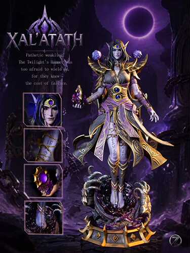 【清水模玩】定金 THUNDER Z STUDIO 萨拉塔斯Xal'atath雕像限量