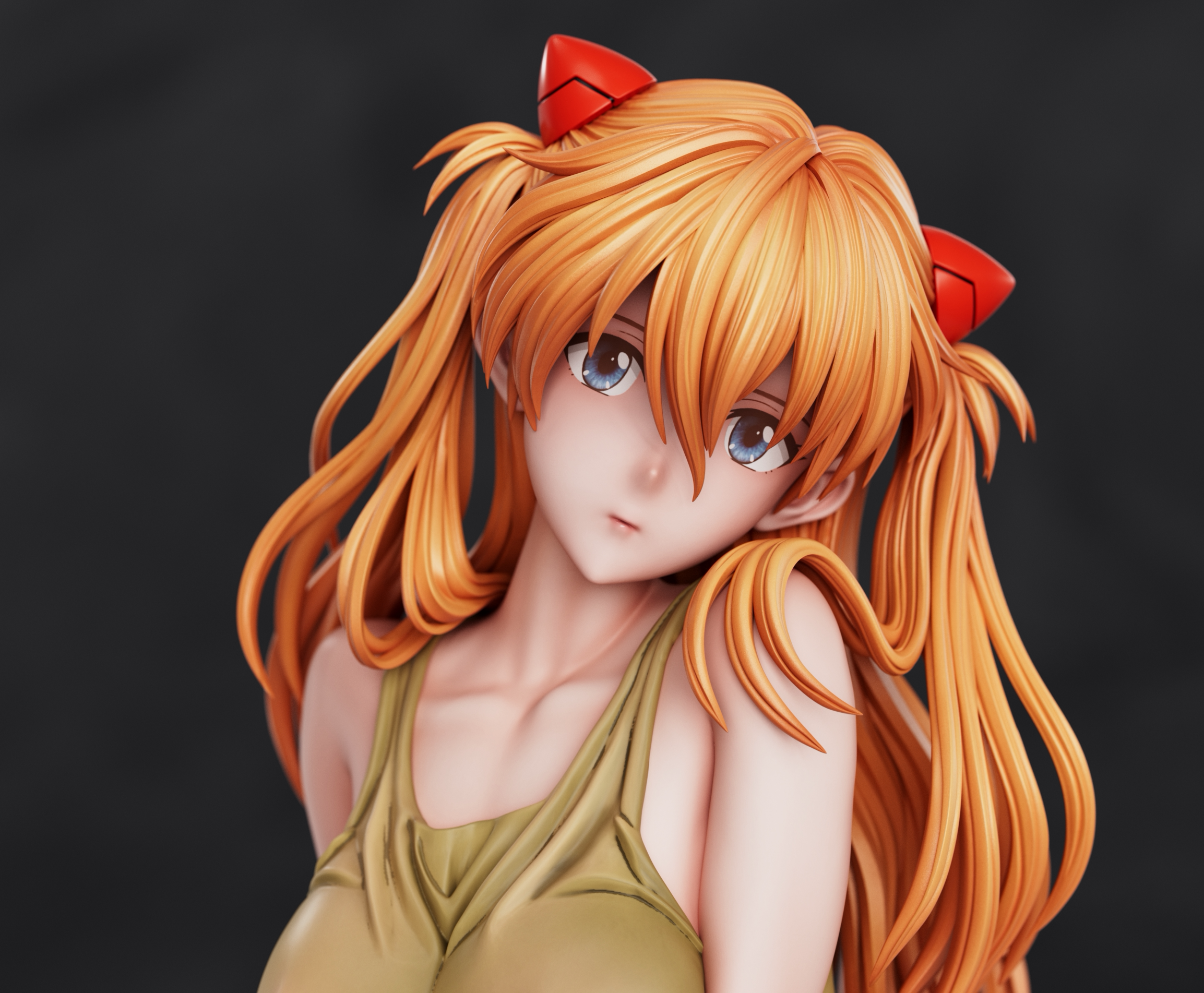 【清水模玩】定金 wawa工作室女雕系列明日香1/4 雕像 限量图片