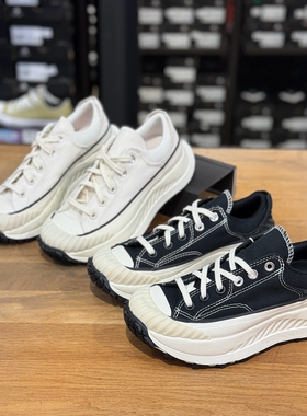 匡威chuck70 AT-CX机能风黑白低帮厚底休闲帆布鞋A06557C A06556C