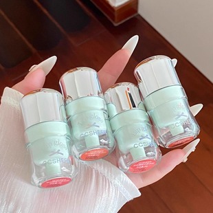 CCSHEER柚子小西冰冰桶精华唇冻水光镜面裸色显白不易沾唇釉口红