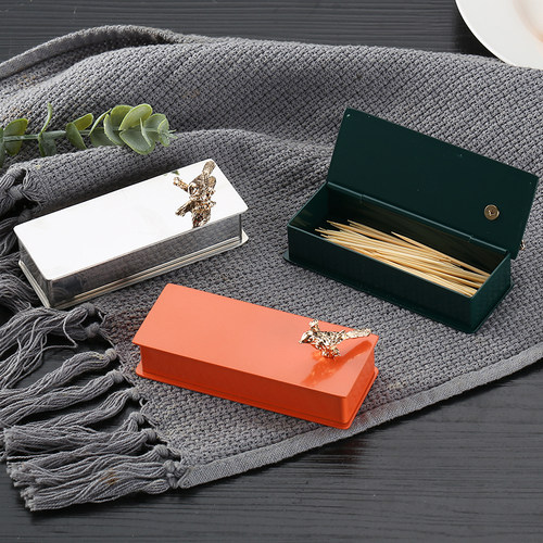 ktv台面牙签盒可定制logo