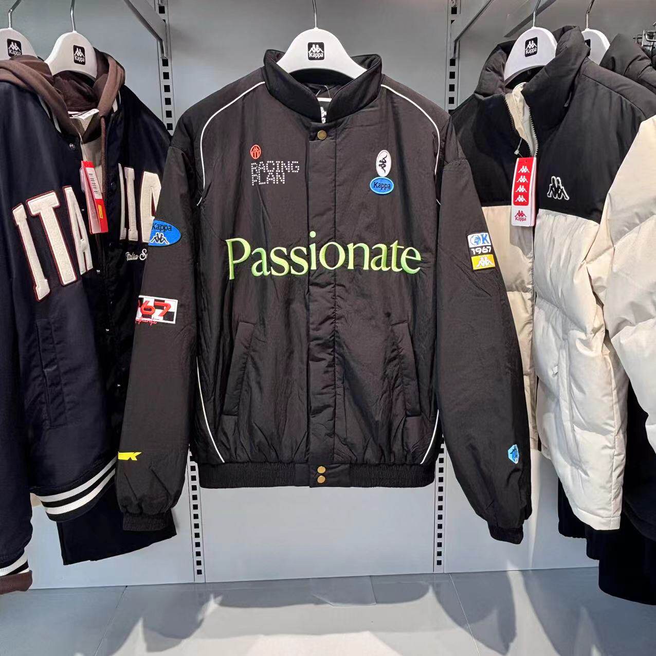 KAPPA中性高端3M暖绒机车棉服