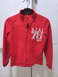 迪卡侬绝版儿童加绒加厚外套摇粒绒秋冬超柔软运动服保暖上衣140