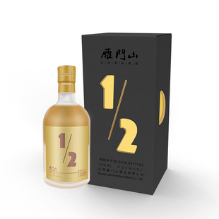 雁门山 1/2黄酒 黍米酿造3年陈低度半干型黄酒15度500ML代州黄酒