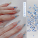 指尖装 美甲平底浅蓝混装 小尺寸异型钻温精灵同款 饰品平底钻109