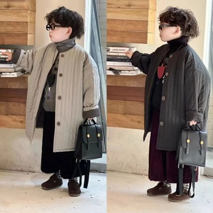 男童休闲百搭毛衣马甲2026秋冬装中小童背心两件套儿童针织衫上衣