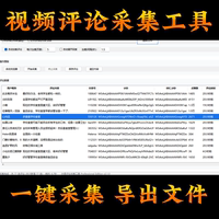 視頻評論采集爬蟲軟件DY版 自動化 數(shù)據(jù)抓取 python 抖y 一鍵導(dǎo)出