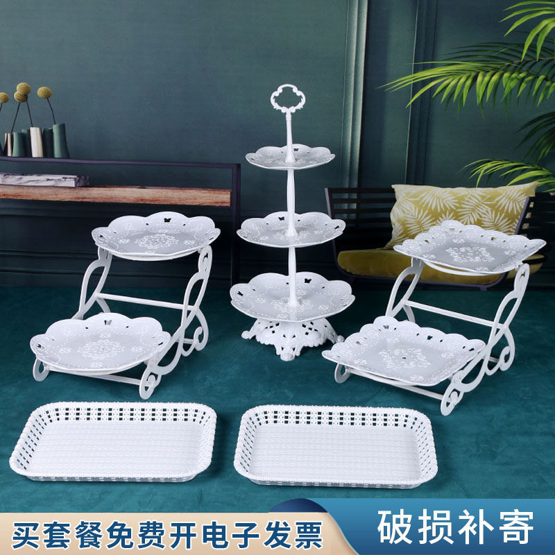 凯纳瑞塑料北欧纯色蛋糕架新款