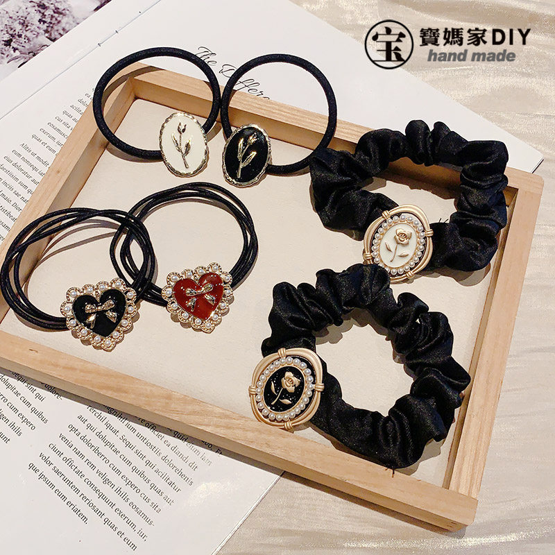 宝妈家高定手工diy发饰材料ins复古法式玫瑰花盘郁金香发圈配件,饰品/流行首饰/时尚饰品新,其他DIY饰品配件,淘宝优惠券,粉丝福利购,淘宝优惠卷