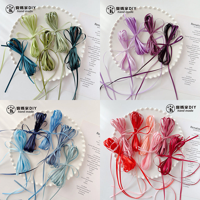 3mm双面丝带手工diy材料图片
