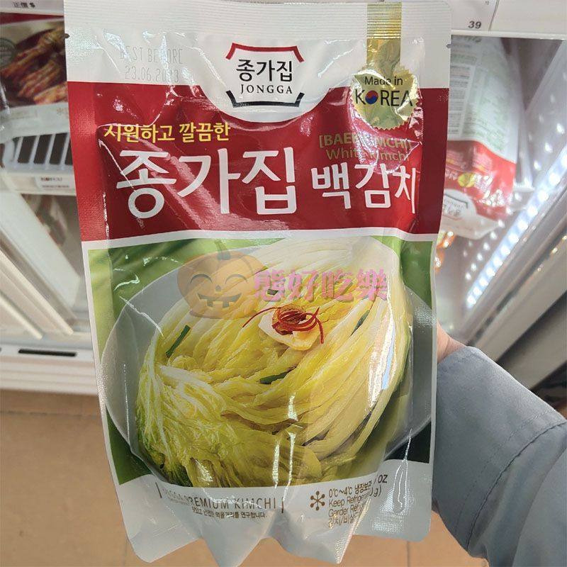 香港代购韩国宗家府泡菜白炮菜500g下饭菜拌饭韩式包菜正宗不辣