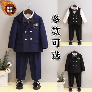 男童礼服套装秋冬儿童钢琴表演摄影走秀小西装花童婚礼宴会主持人