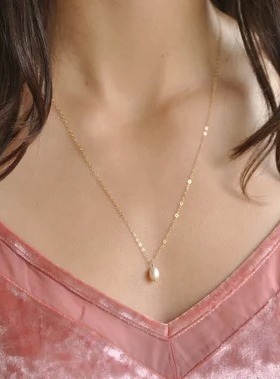 faveur 女王归来 宠爱自己  天然淡水珍珠米珠长项链  长度可定制