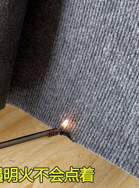 烟灰色阻燃B1级地毯防火家用电影院黑色加厚满铺地毯商用办公室