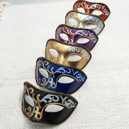 威尼斯舞会男士面具半脸女古风