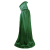 Green Hooded Grim Reaper Cloak 1.7m
