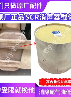 适配豪瀚N5G国五柴油后处理器SCR载体内芯原厂正品蜂窝滤芯包审车