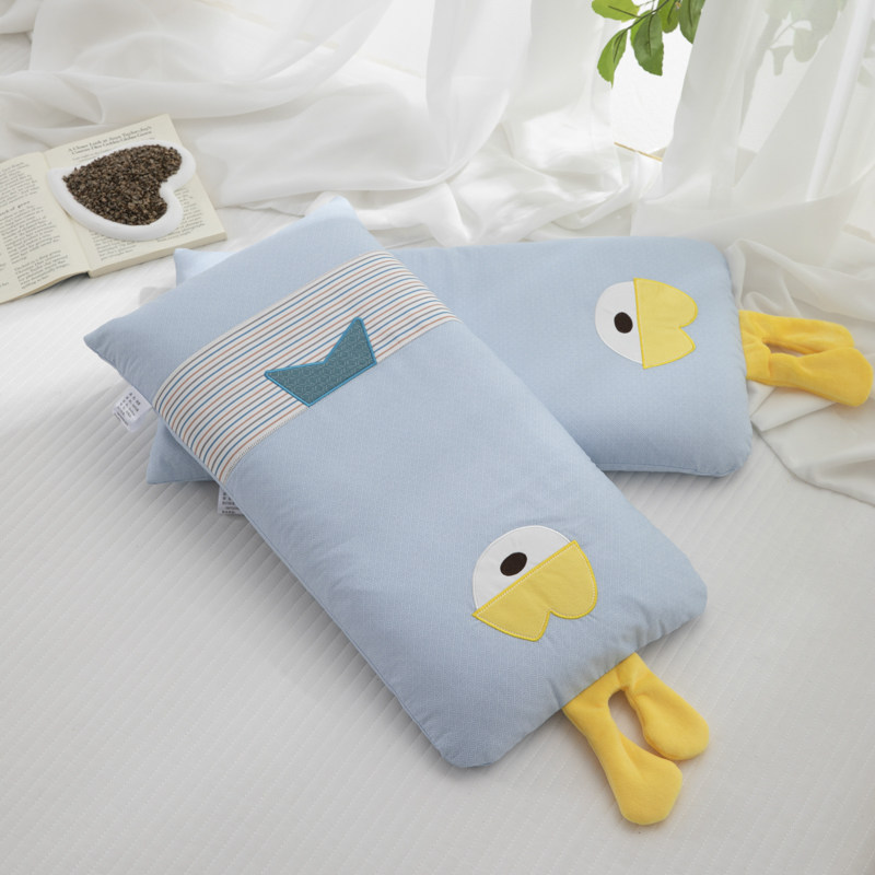 儿童荞麦壳枕头2025新款全棉0-6-12岁婴幼儿学生青少年小孩枕头