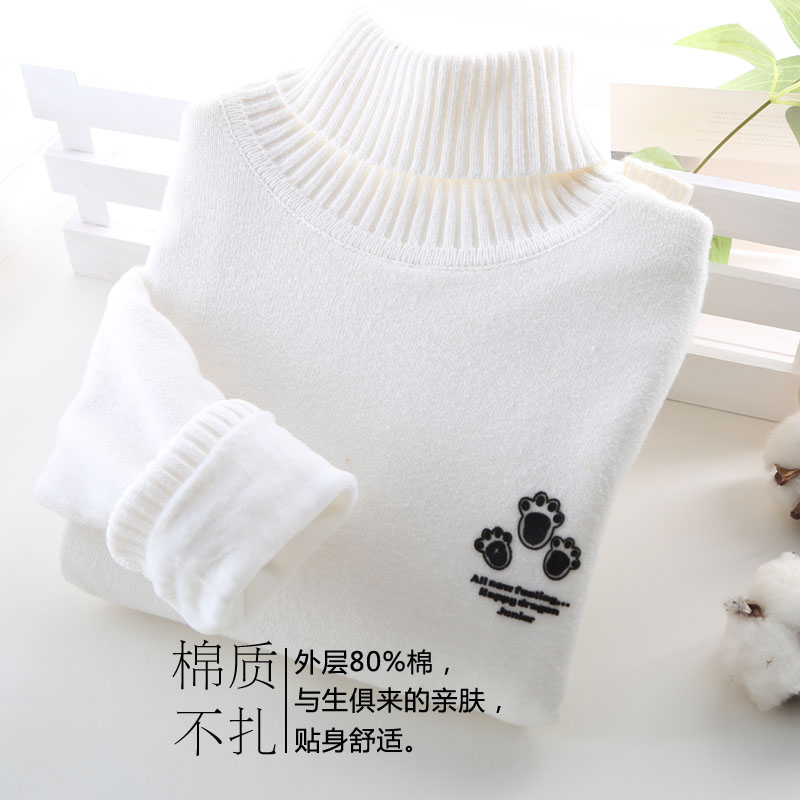 宝宝高领毛衣百搭内搭