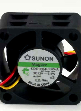 CISCO2811 2801路由器散热风扇4020 12V 3.8W KDE1204PKVX-A低速